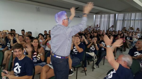 Palestra motivacional na cidade de Laguna, SC